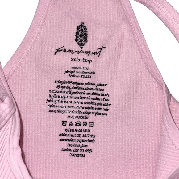 Free People Movement Happiness Runs Sweetheart Crop Tank Size XS/S - Picture 6 of 8